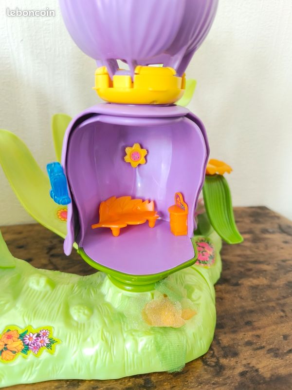 Figurine Barbie Fairytopia - La Maison Fleur De Peony - Poupée Mini Fée Mattel