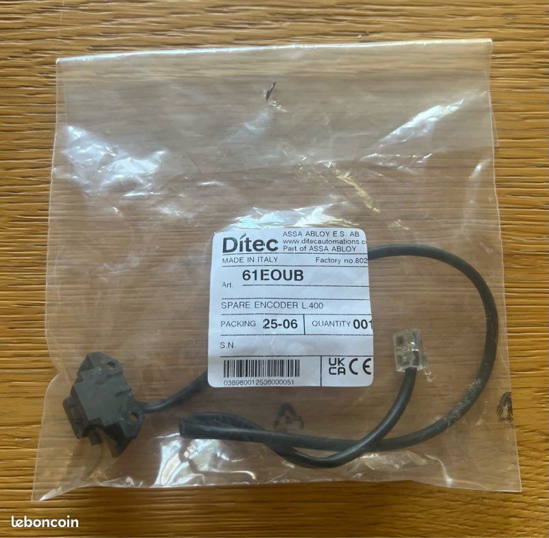 Encodeur optique 61EOUB Ditec moteur portail (image 1)