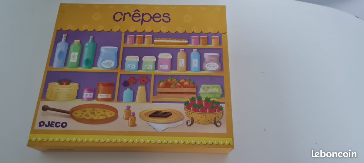 DJECO - Jeu de cuisine et d’imitation BOIS – Atelier crêpes (image 1)