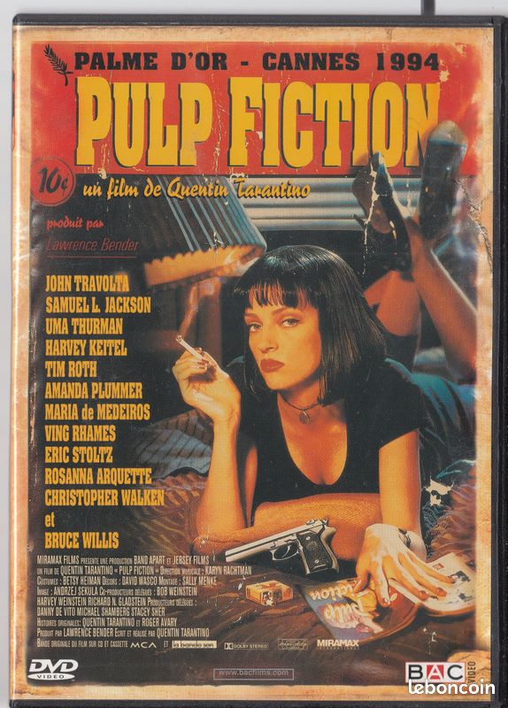 Dvd - pulp fiction / john travolta (image 1)