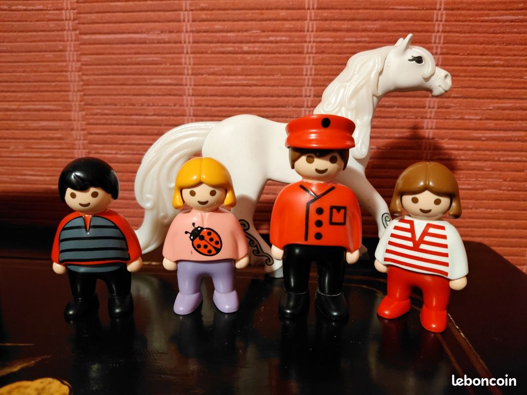 LOT NUMÉRO 14 De 30 Personnages Figurines Playmobil Geobra Vintage EUR