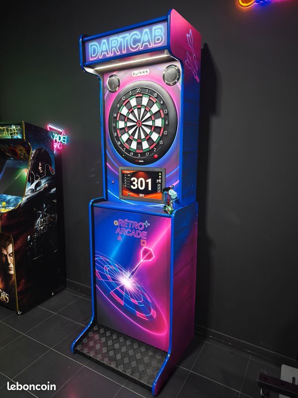 Dartcab - Jeu de fléchettes électronique connecté - Rétro Arcade (image 3)