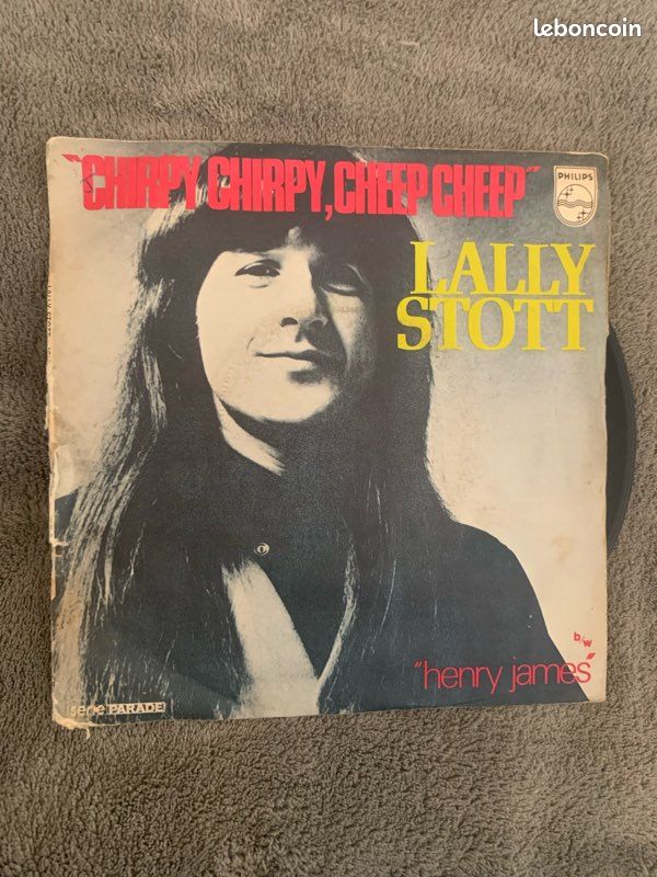 Lally Stott – Chirpy Chirpy Cheep Cheep – disque vinyle 45t (image 1)