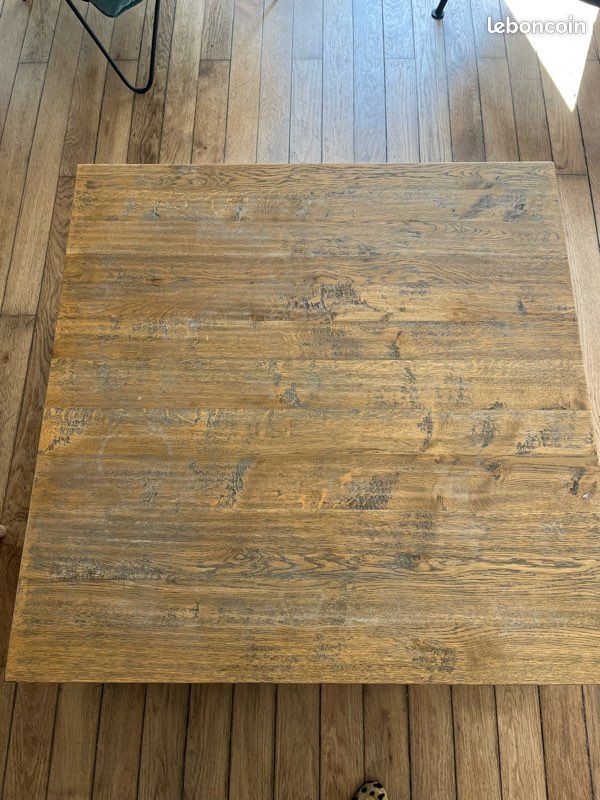 Table basse carré en bois (image 2)