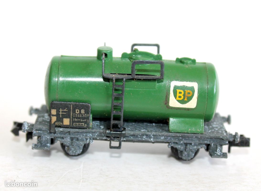 Arnold rapido n 1/160 0302 wagon citerne bp, transport essence db hamburg 588 (image 2)