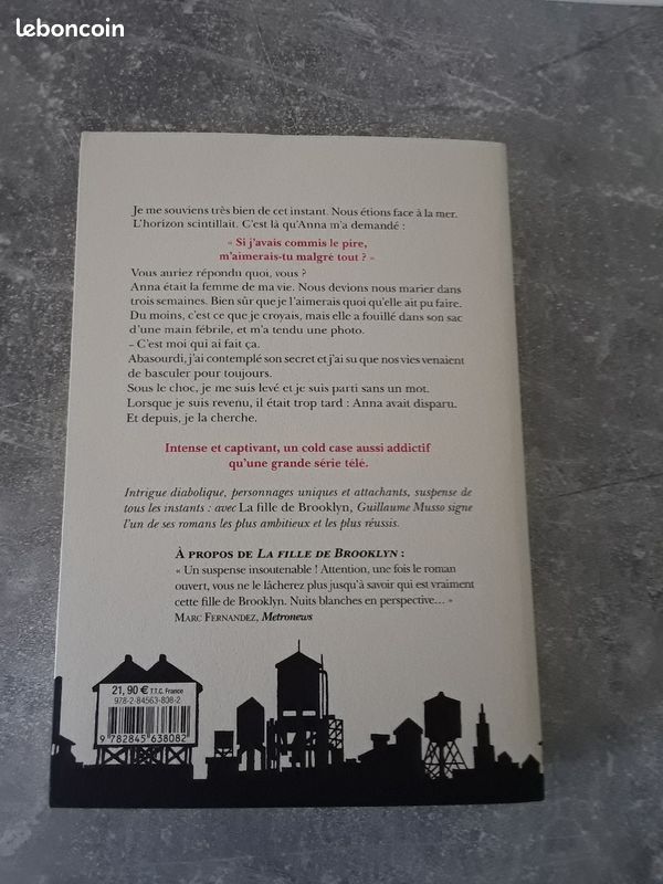 La fille de brooklyn de Guillaume Musso livre broché (image 2)