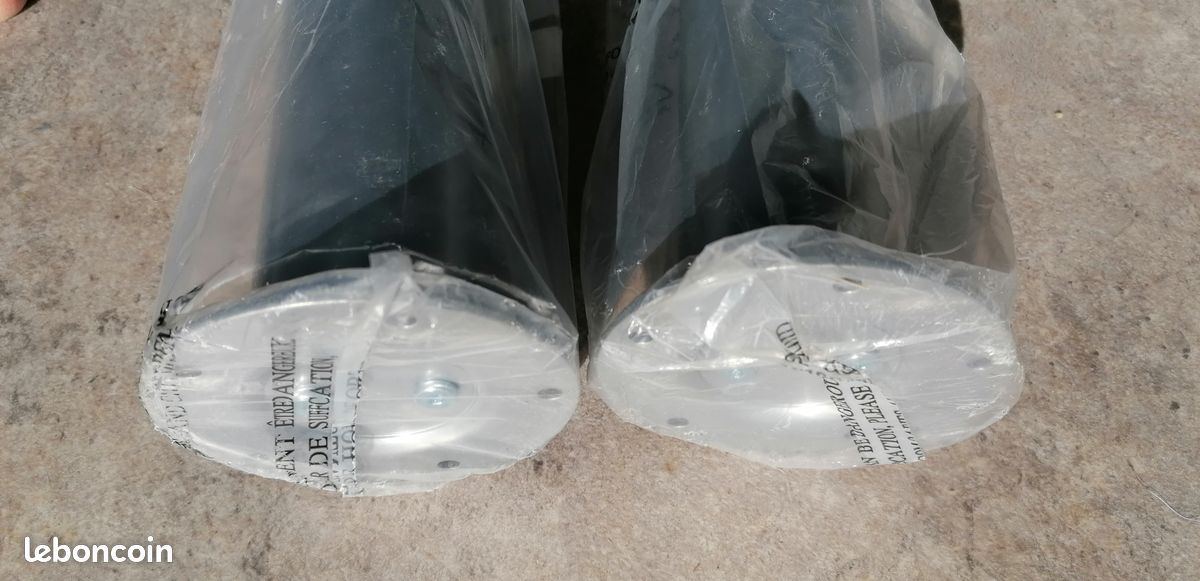 2 pieds métalliques hauteur 70 cm (image 3)