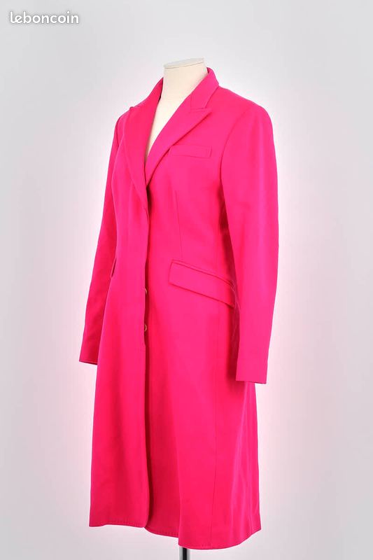 Manteau en laine rose Paul Smith Vêtements