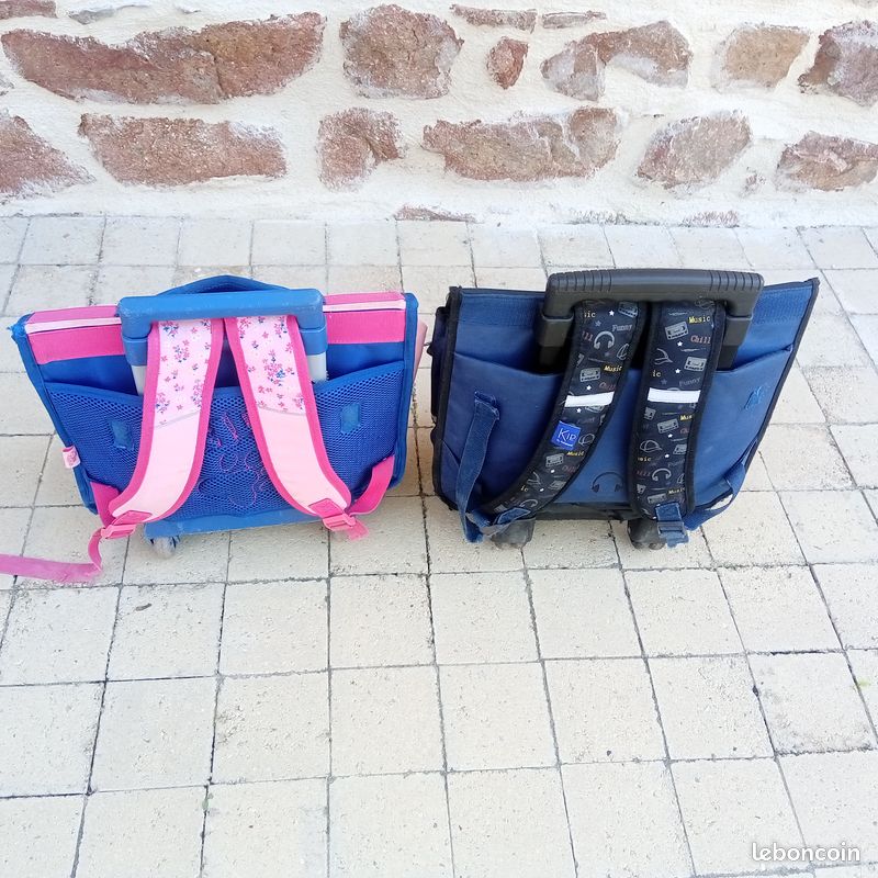 Jolis cartables à roulettes 6/8 ans (image 2)