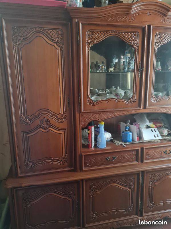 Meubles buffet vaisselier merisier (image 3)