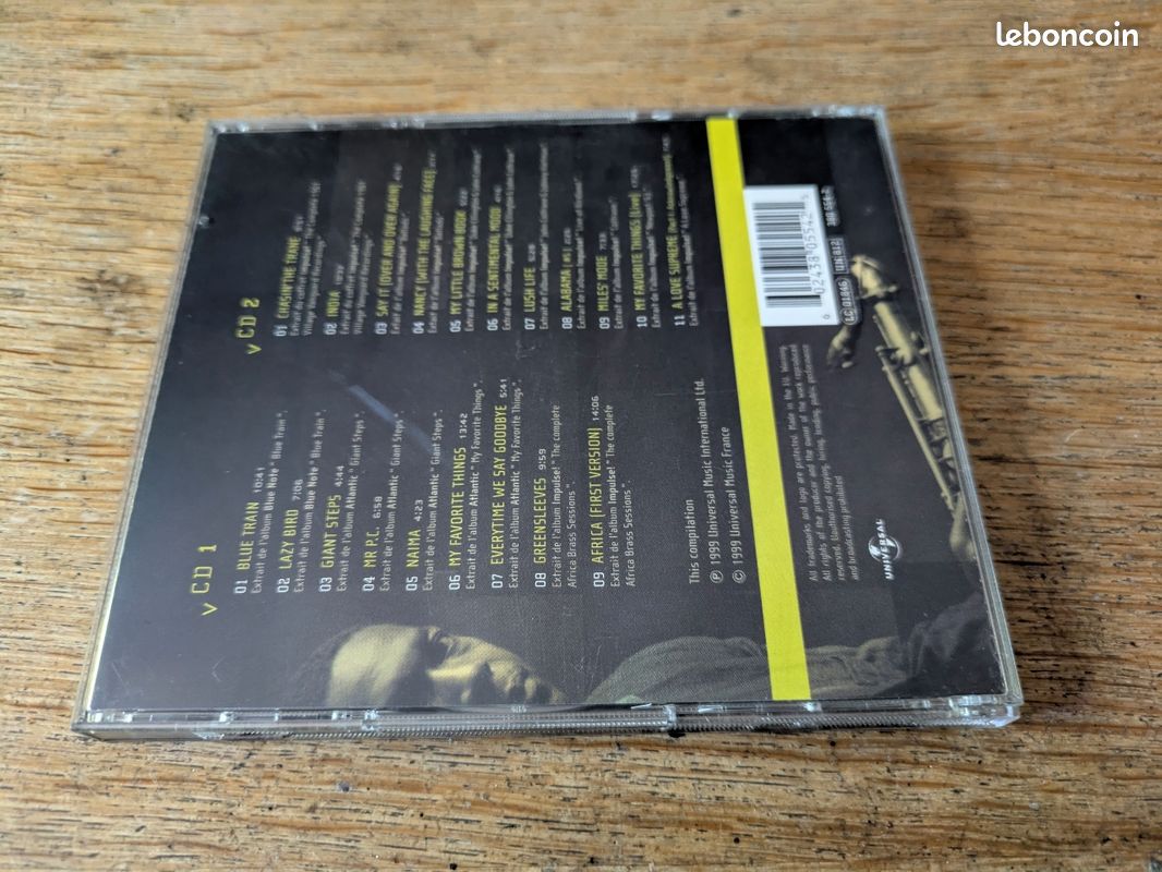 Double CD JOHN COLTRANE (image 2)