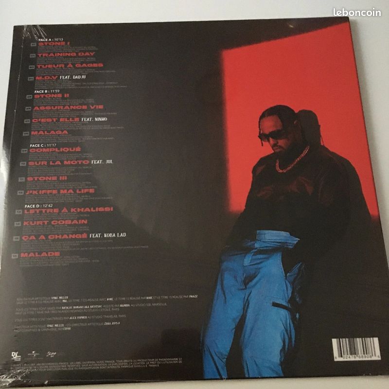 Alonzo - Stone - RAP - HIP HOP - 2 LP - NEUF SCELLÉ (image 2)