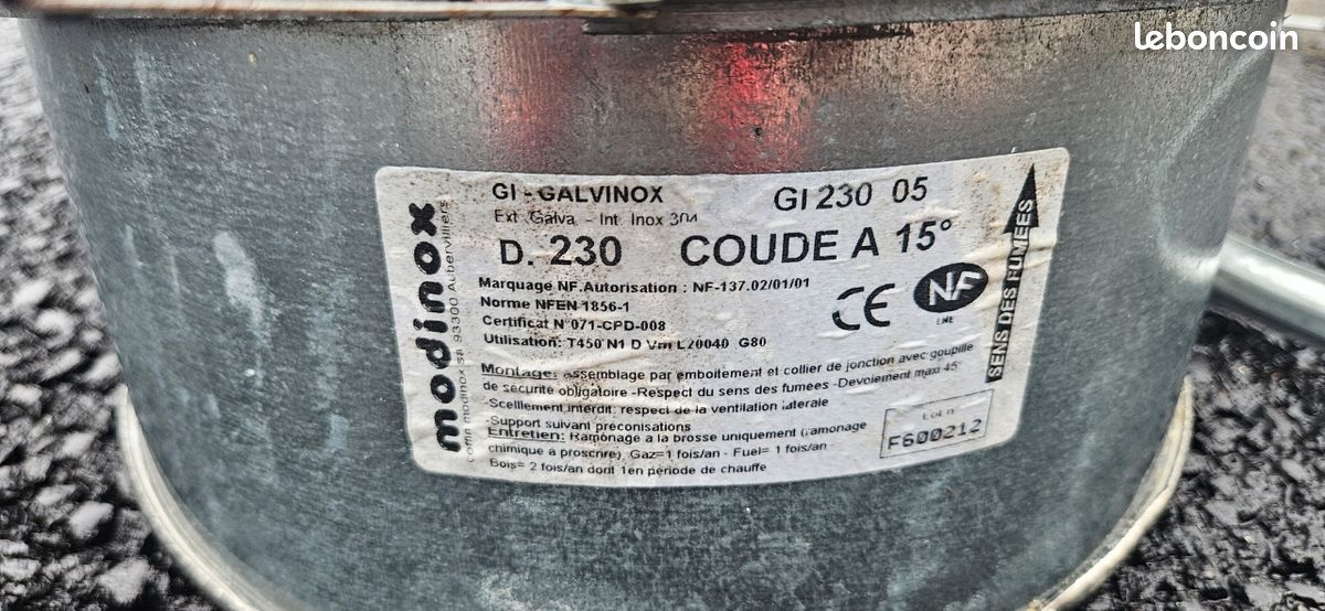 Conduis tuyau de cheminée modinox (image 2)