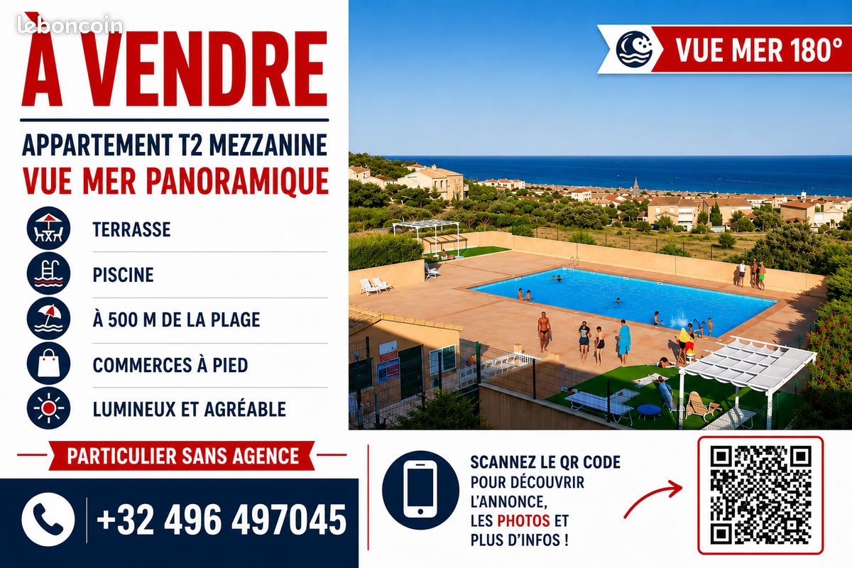 Appartement 2 pièces 30 m² · à Fleury · 30 m² · 148 000 €