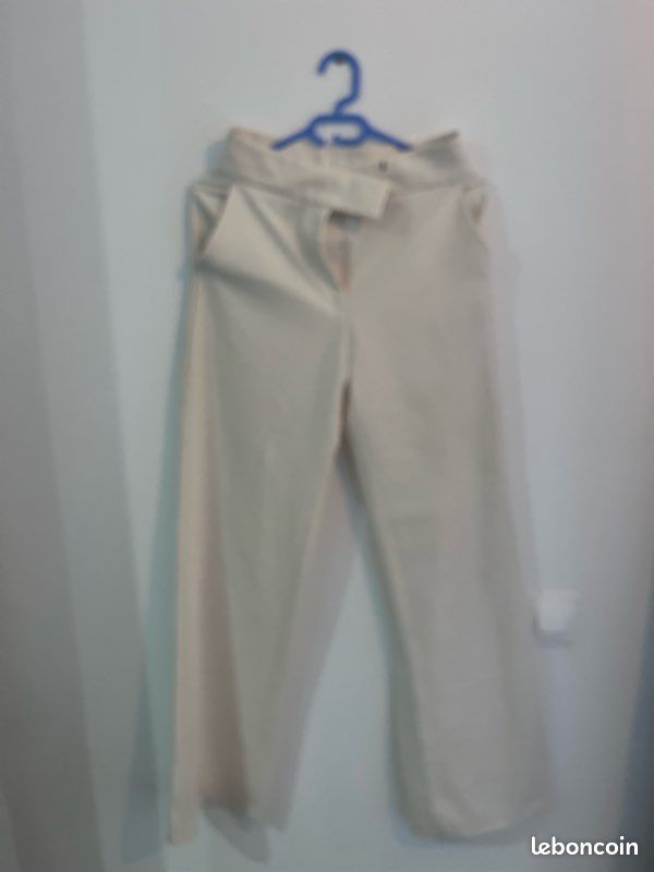 Pantalon blanc H&M 36 (image 1)