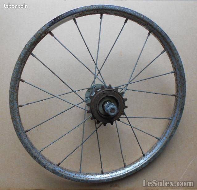 Roue arrière vélo ancien 14 pouces occasion 30eur Équipements vélos