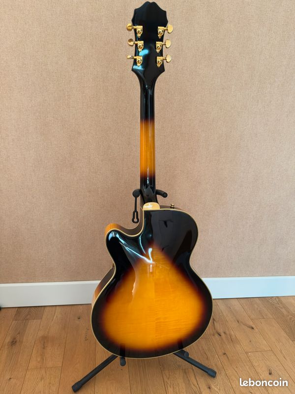 Guitare EPIPHONE JOE PASS EMPEROR II 2 Sunburst (image 5)