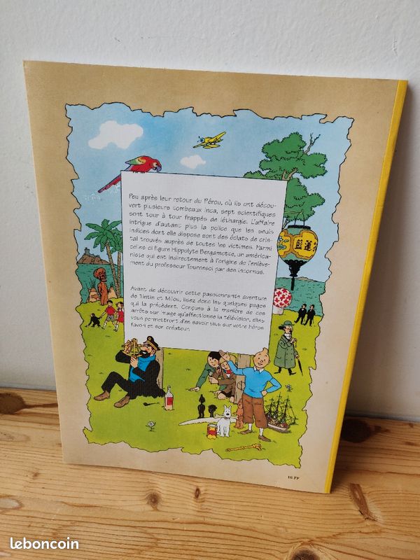 BD Tintin - Les 7 boules de cristal - Couverture souple (image 2)