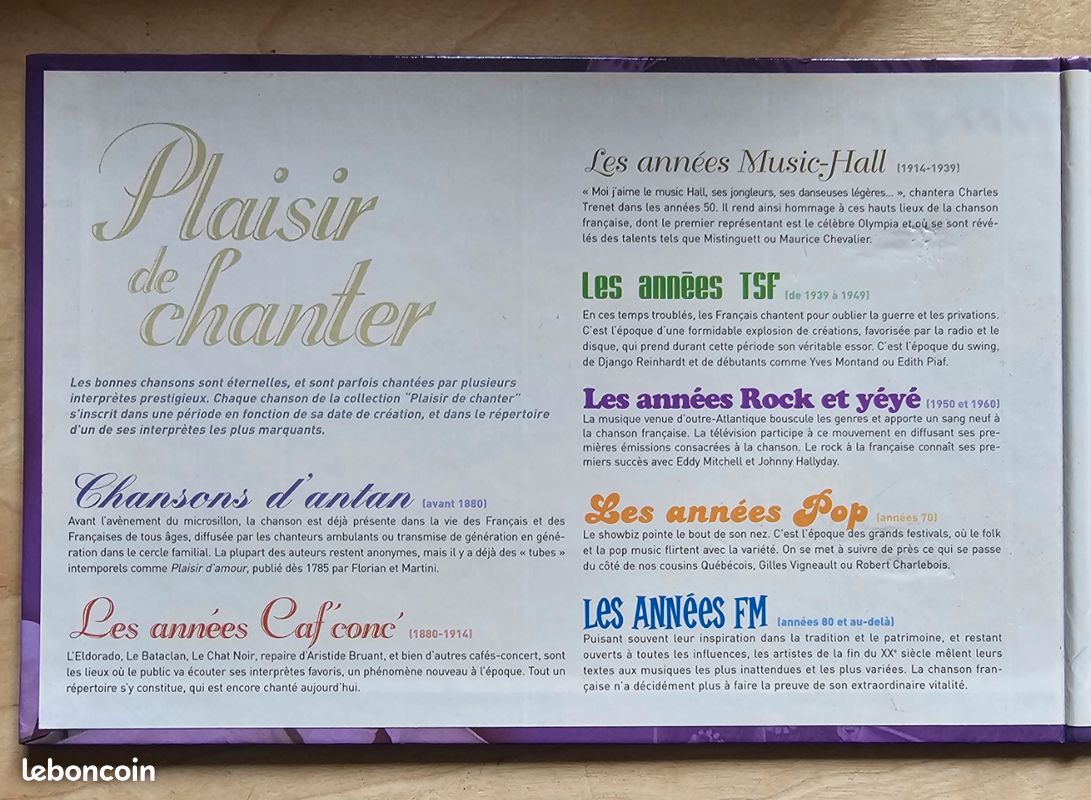 Classeur Plaisir de chanter 200 chansons avec accords (image 4)