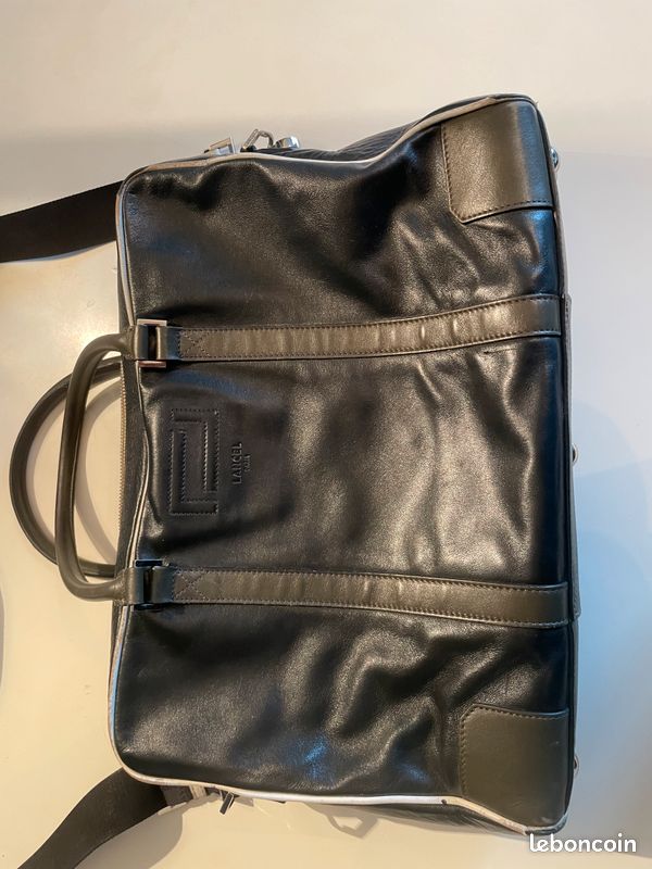 Porte Document Besace LANCEL noir (image 15)