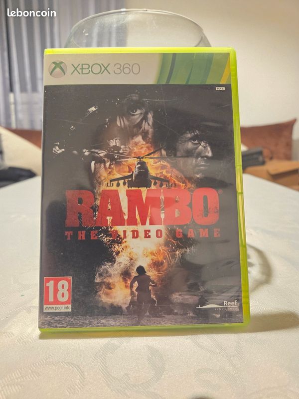 RAMBO THE VIDEO Game / Xbox 360 très bon état EUR 29,99