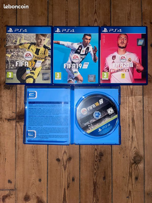 Lot de 4 jeux, Fifa 16, Fifa 17, Fifa 19, Fifa 20. Vente à l’unité possible (image 2)