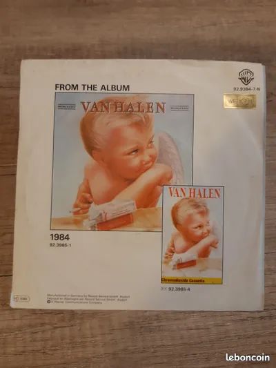 45t. VAN HALEN jump / house of pain 1983 (image 2)
