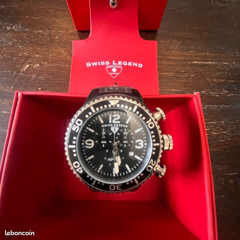 Stainless Steel Swiss Legend Montre Swiss Legend Blue Geneve Swiss