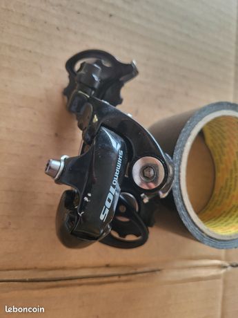 Dérailleur Arrière Vintage Shimano 105 RD-1055 - 8 Vitesses - Courtes Pattes - Japon Années 90