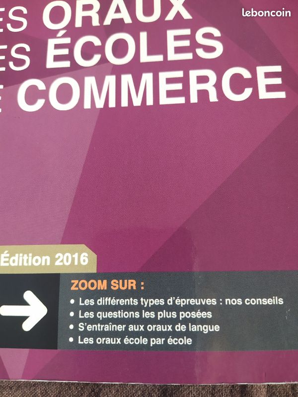 Livre, oraux écoles de commerce (image 5)