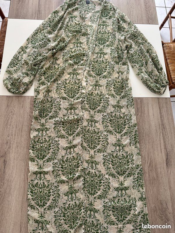 Ensemble vert à motif (image 1)