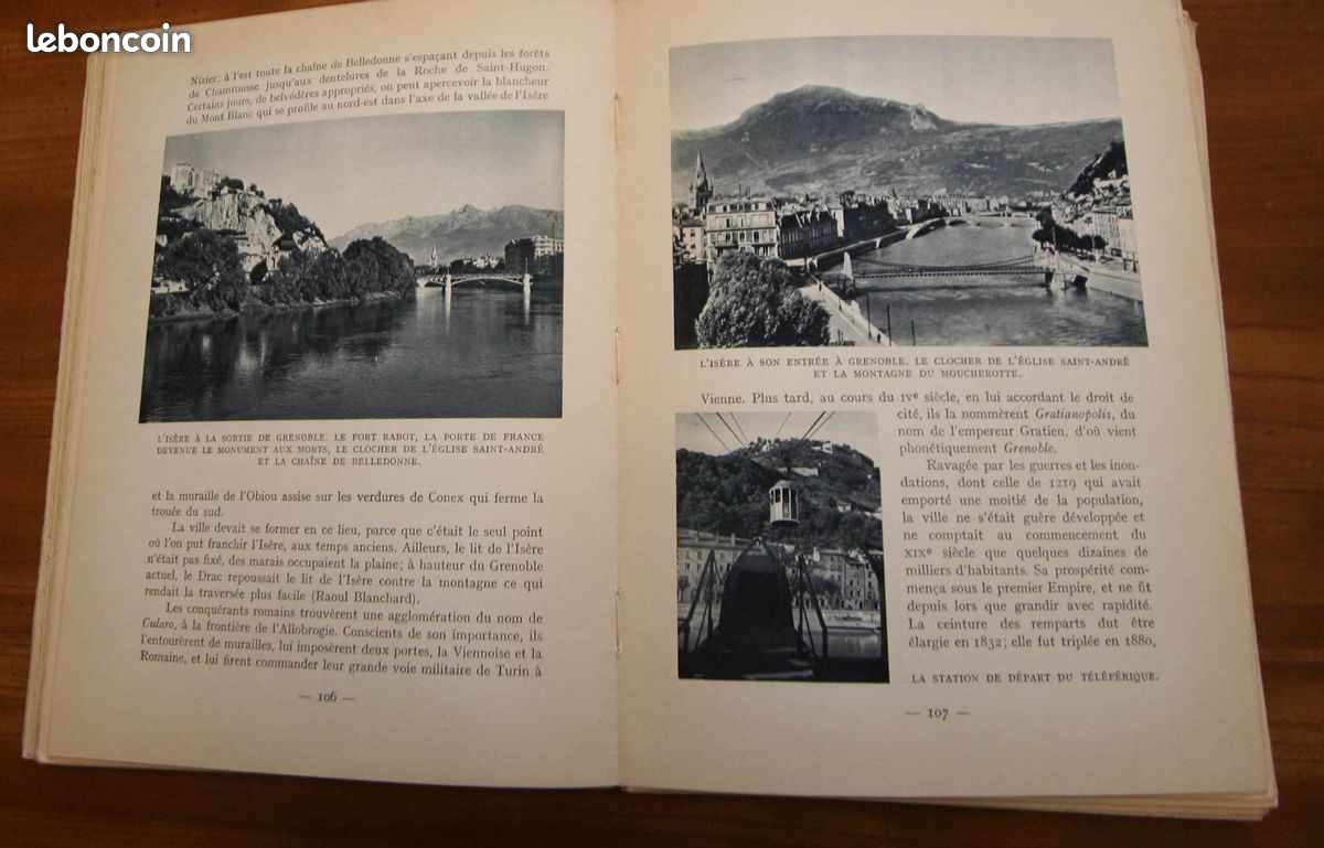 La Route Des Alpes – Henri Ferrand – 199 Héliogravures – Reliure Cuir – Bel Exemplaire