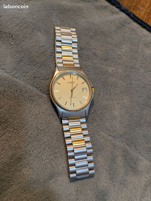 Bracelet De Montre Tissot Maillons Or Et Acier - Pièce D'occasion Pour Remplacement Ou Personnalisation