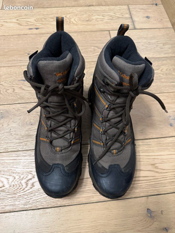 Chaussures Columbia Terrabonne Mi Pour Homme - Taille 12 US (45 EU), Marron, Imperméables, Occasion Très Bon état