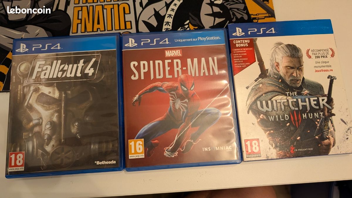 Pack De Jeux PS4 – Plusieurs Titres – État Comme Neuf