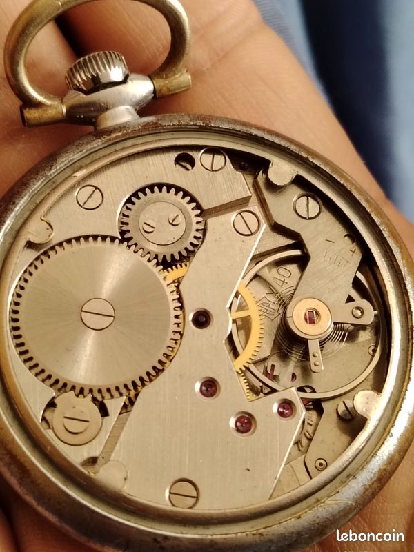 Cadran De Montre Gousset N7 – Ancre 16 Rubis – Antichoc – Occasion