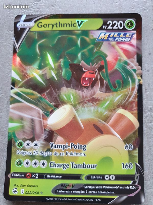 Carte Pokémon Gorythmic V (image 1)