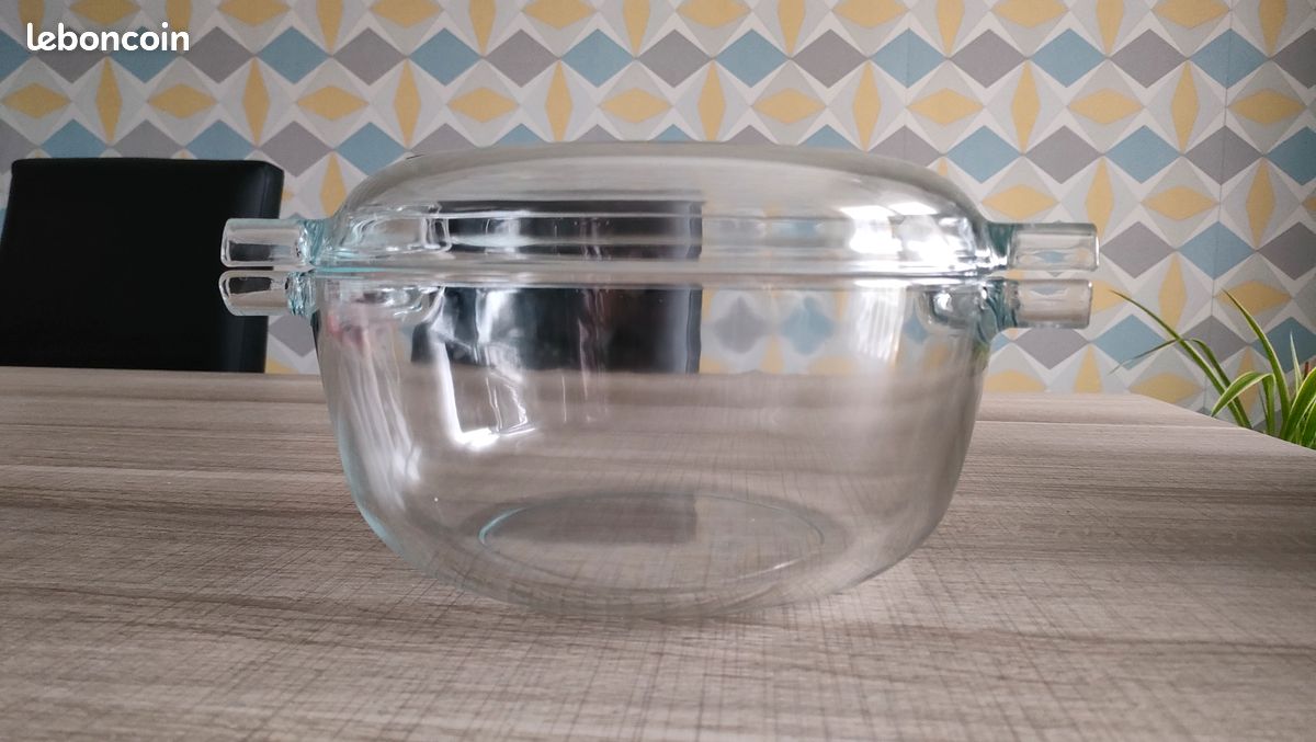 Pyrex Cocotte Classica 1,3L - Casseruola In Vetro Per Forno, Cottura E Conservazione, Made In France - Foto 8