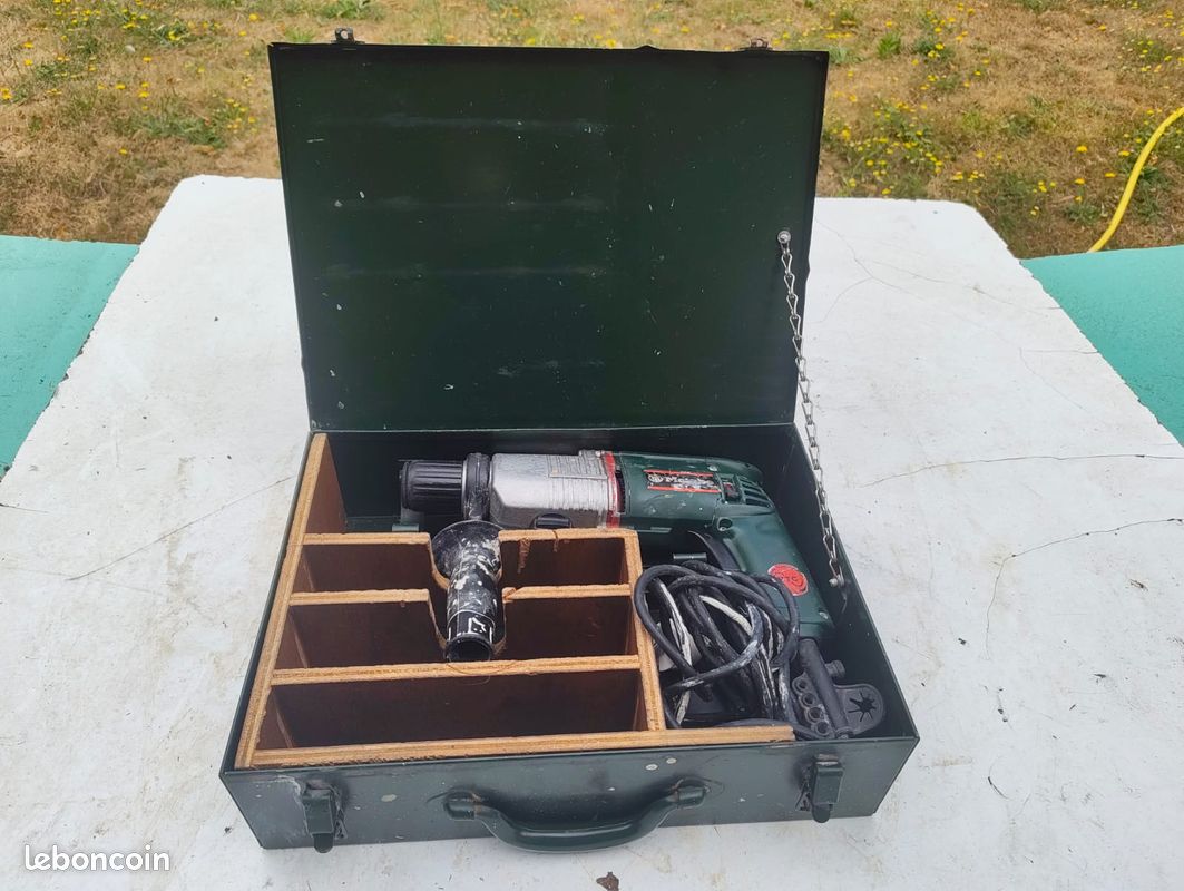 Perceuse Metabo filaire – coffret métal – outil pro (image 2)