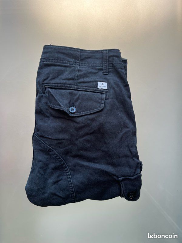 Cargo Jack and Jones noir 30/30 (image 1)
