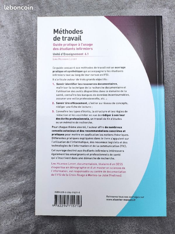 Livre "Méthodes de travail en IFSI" (image 2)