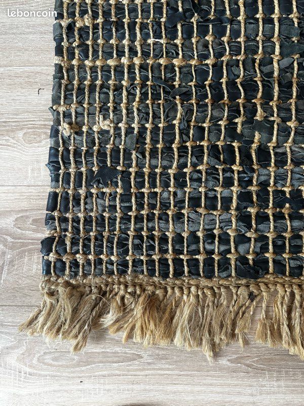 Tapis cuir tressé maison du monde (image 2)