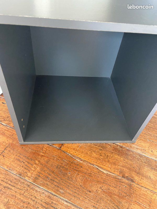Table de chevet gris anthracite H35xl35,2xP33,8 cm (image 4)