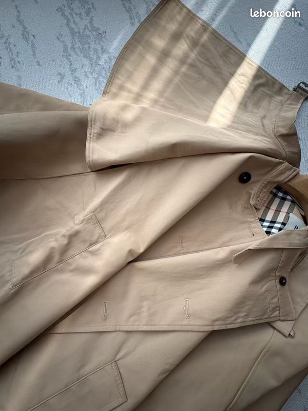 Trench-coat Burberry à col montant court, Taille XXL (image 4)