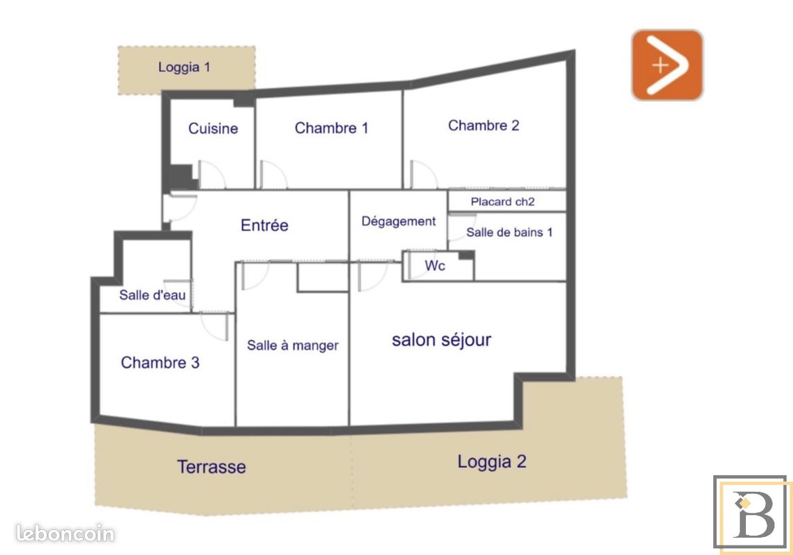 Appartement 5 pièces 140 m² · à Le Cannet · 140 m² · 572 000 €
