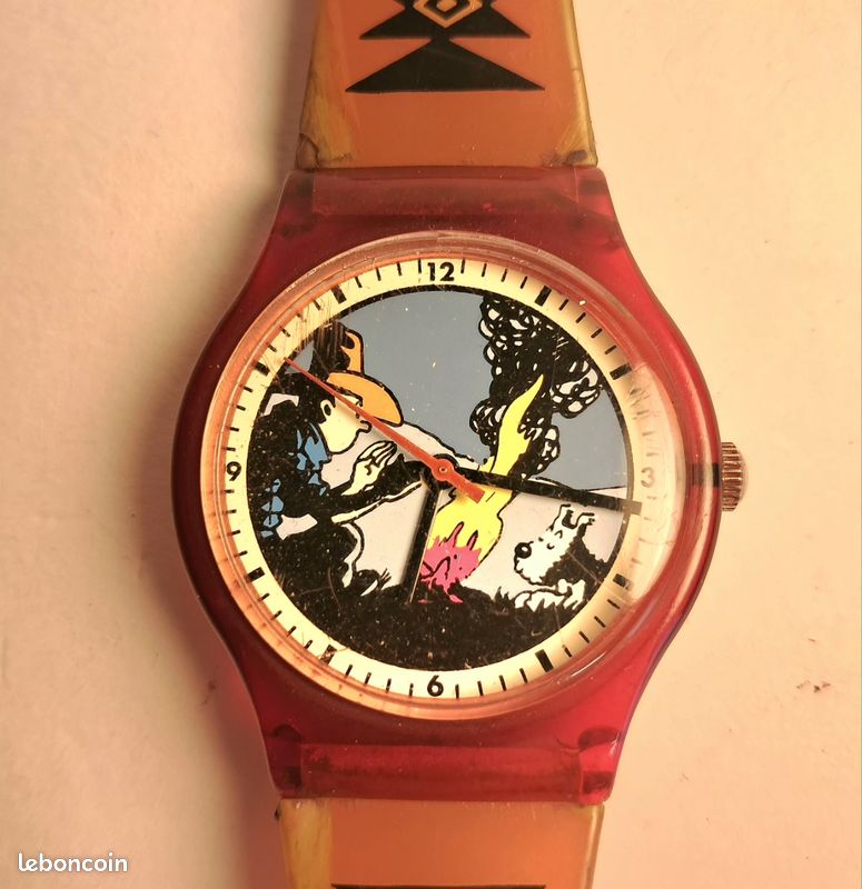 Montre Collection Tintin Hergé & Citime - L'Oreille Cassée - Coffret D'origine 1994