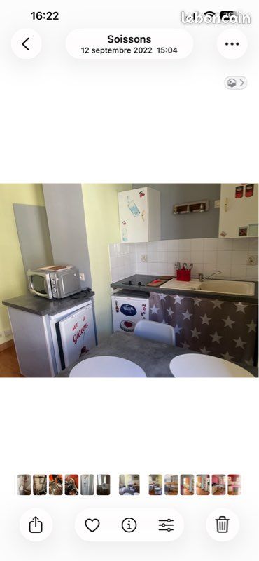 Appartement 1 pièce 20 m² · à Soissons · 20 m² · 460 €/mois