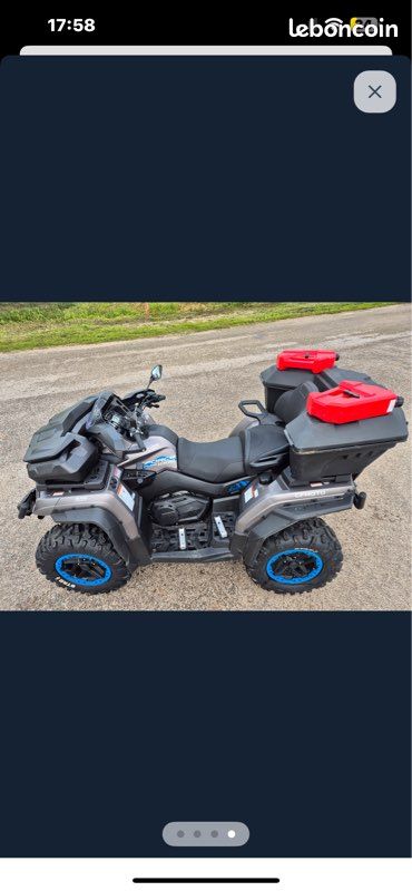 CF Moto coffre / top caisse avant arrière CFORCE (image 3)