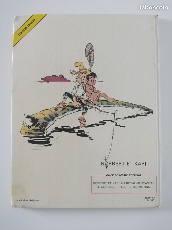 Livre ancien BD Norbert et Kari Le gugusse et Les petits mutins (image 3)