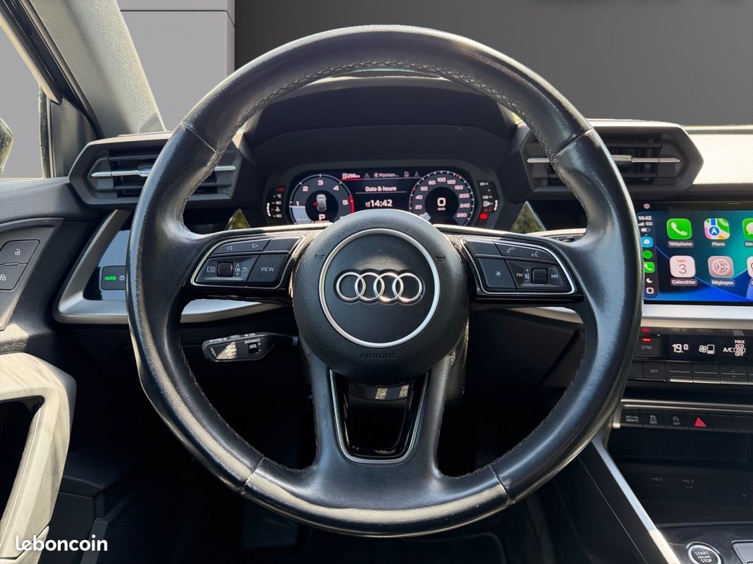 AUDI A3 SPORTBACK 30 TDI 116 S tronic 7 Design - Caméra de Recul - Carplay (image 11)